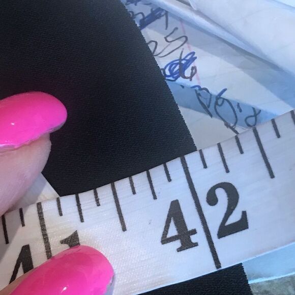 Cato Black Sleeveless Dress Size 24W Imitation Leather - Picture 9 of 9